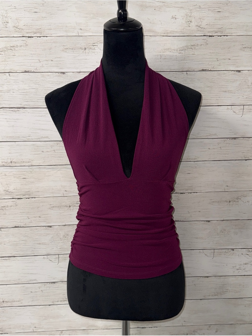 Zara Ruched Halter Top - Picture 2 of 5